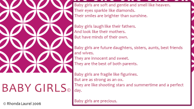 Baby Girls Banner